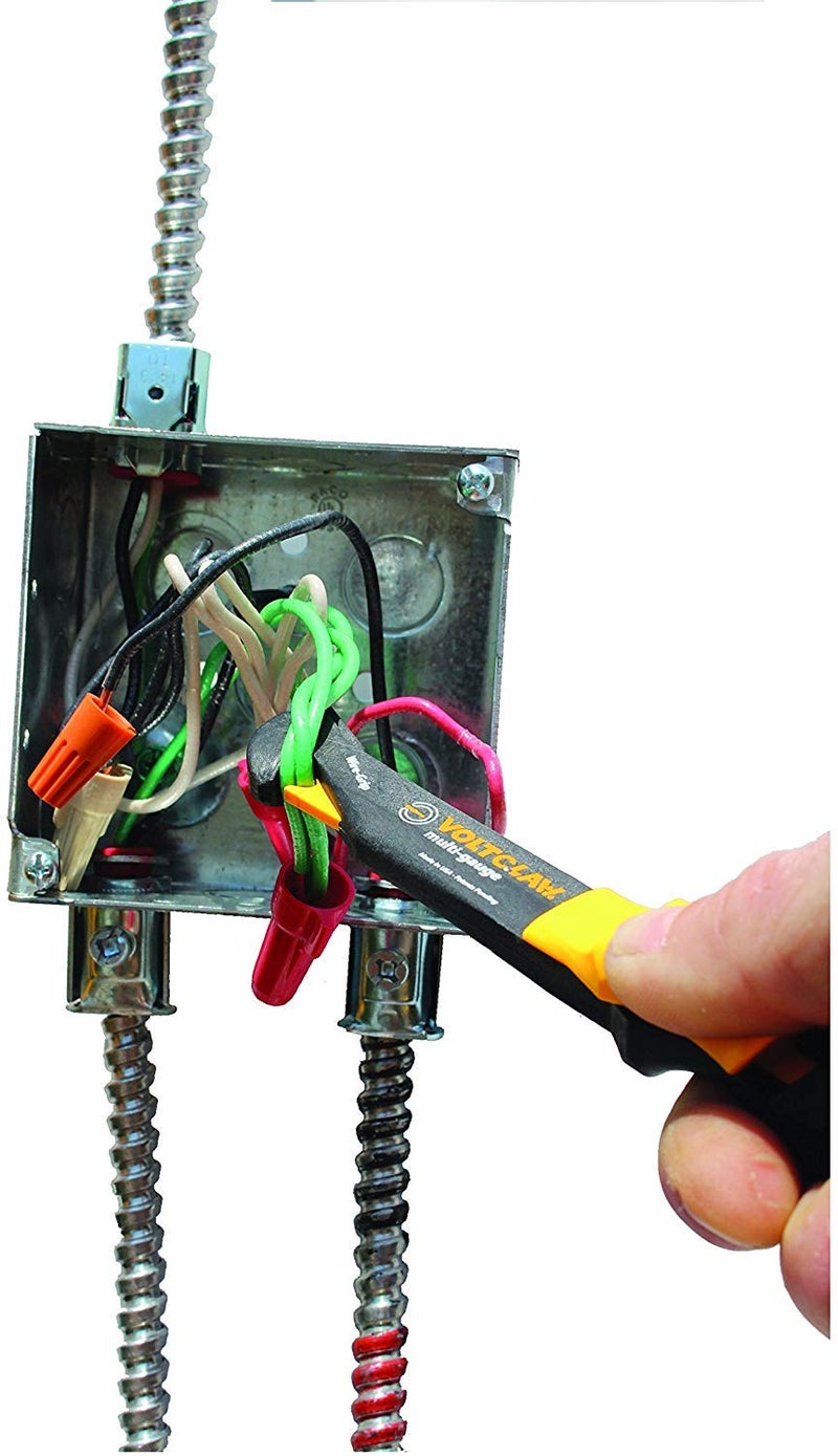 VoltClaw Multi-Gauge nonconductive Wire Electrical Pliers - Image 2